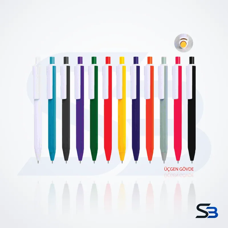 Promosyon Plastik Kalem (Üçgen Gövde) – SBM-270