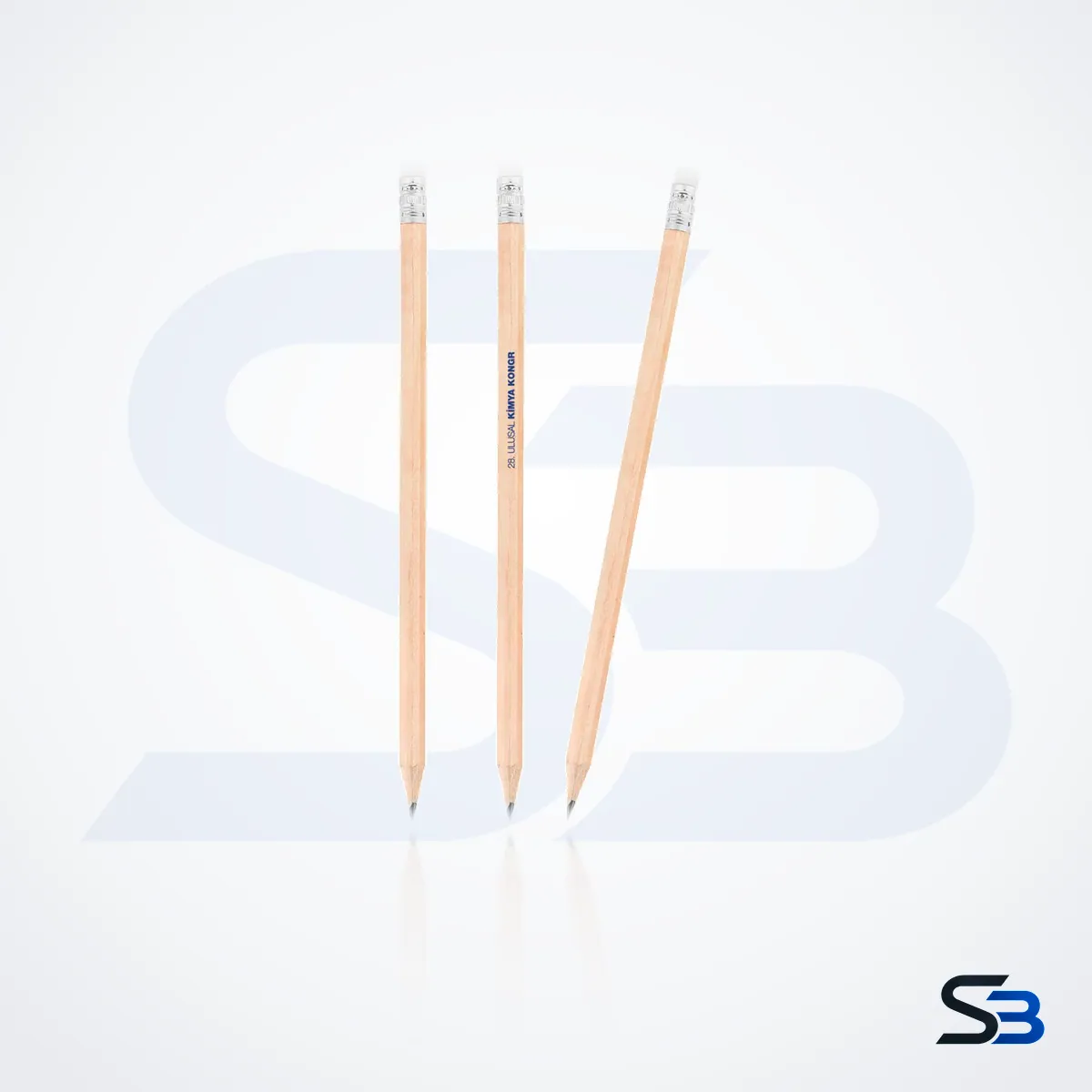 Promosyon Naturel Köşeli Silgili Kurşun Kalem – SBM-K390